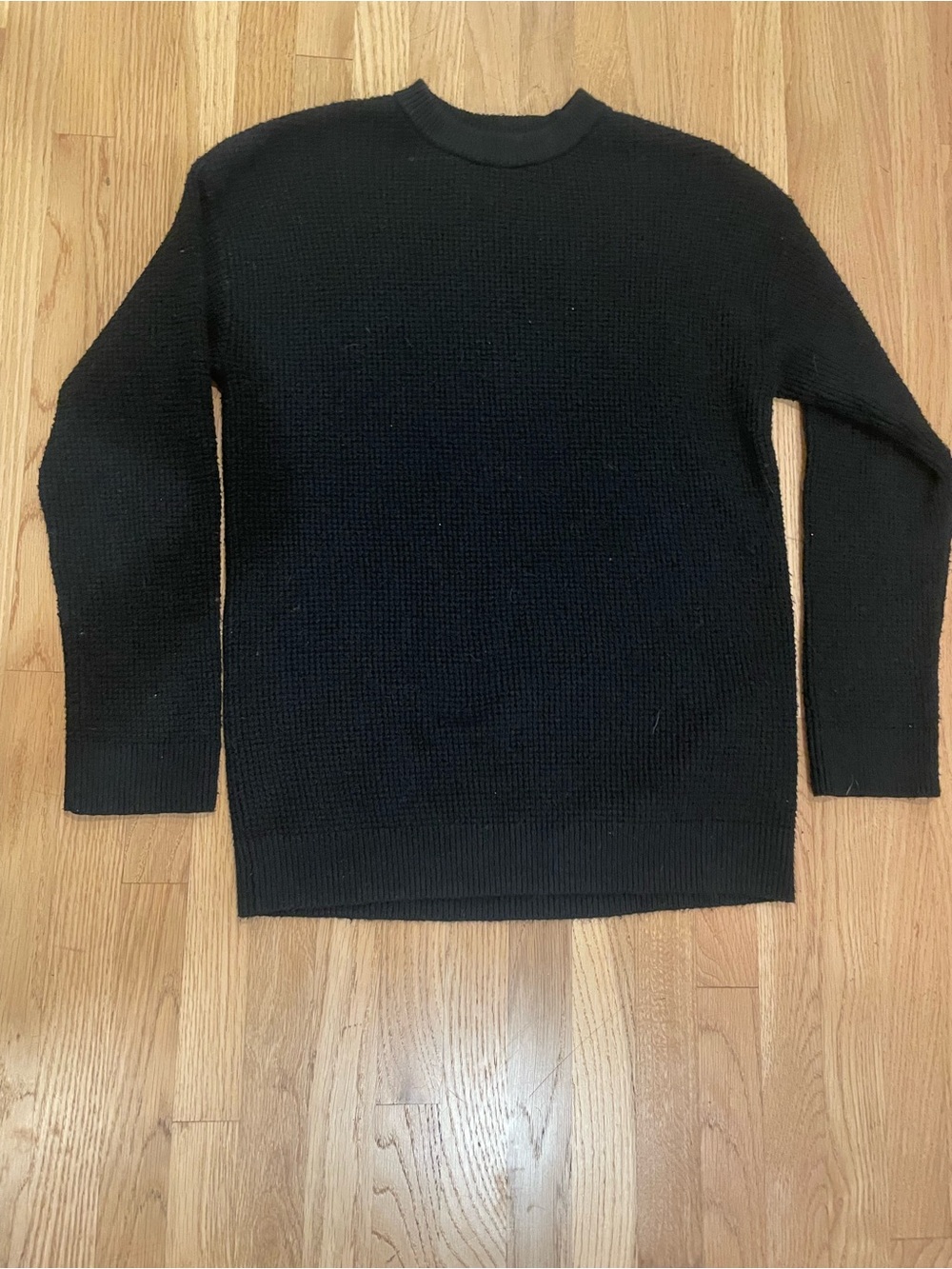 Nordstrom Black Crewneck Women's Sweater